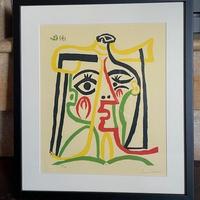 LITOGRAFIA PABLO PICASSO "TESTA DI DONNA"