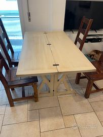 Tavolo legno massello