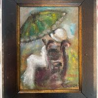 Quadro olio Carlo Corsi espressionismo