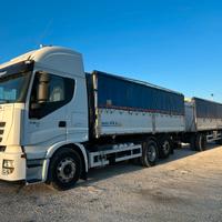 IVECO STRALIS 560 ribaltabile con rimorchio -