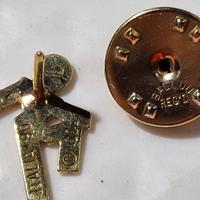 ciao spillo in oro massiccio  18k