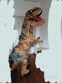 costume gonfiabile T-Rex rex adulto