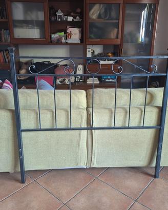 TESTIERA LETTO IN FERRO BATTUTO  1 P. E 1/2