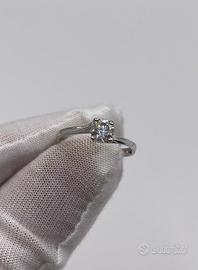 Solitario diamante naturale 0.50ct