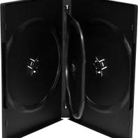 Custodia per DVD 3 Posti Nera - 100 pezzi
