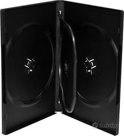 Custodia per DVD 3 Posti Nera - 100 pezzi