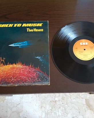 Vinile 33 giri "Back to music" Theo Vaness 