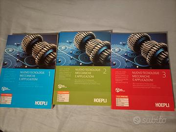libri di tecnologia meccanica vol 1 2 3 