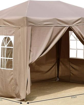 GAZEBO PIEGHEVOLE 3X2 Stand mercatini fiere eventi