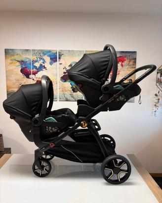 Passeggino gemellare peg perego ypsi
