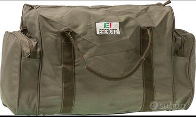 borsa valigia e tubolare esercito 