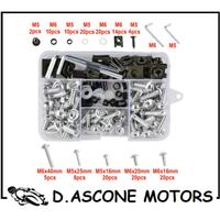 KIT VITI ALLUMINIO UNIVERSALI ARGENTATE