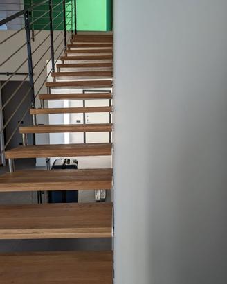 Gradini in rovere per scala