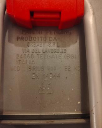 seggiolino da bici