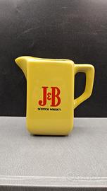Caraffa J&B whisky in ceramica alta 15.5 cm