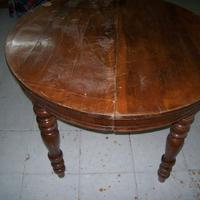 ANTICO TAVOLO SICILIANO APRIBILE IN NOCE EPOCA 800