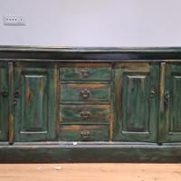 CREDENZA CONSOLLE BASSA LEGNO MASSELLO