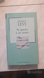 libro primo Levi Se questo è un uomo