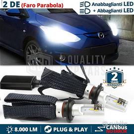 Kit Luci LED H4 per Fari MAZDA 2 DE CANbus 6500K