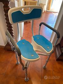 Sedia per doccia per anzaini