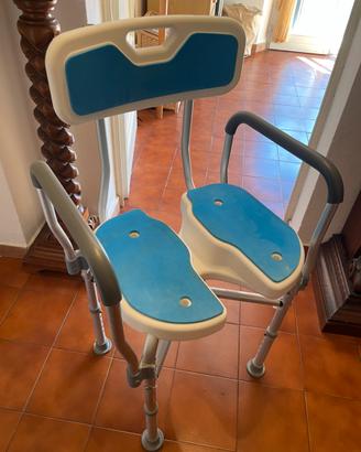 Sedia per doccia per anzaini