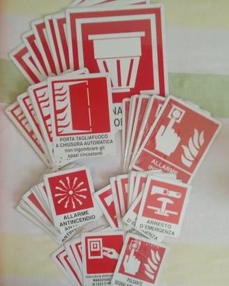 Cartelli in metallo antincendio