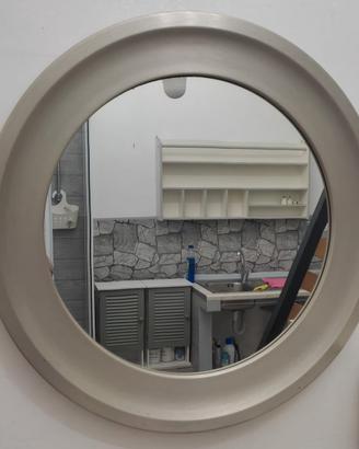 Specchio rotondo modernariato vintage