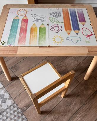 Tavolino e sedia ikea bimbi bambini