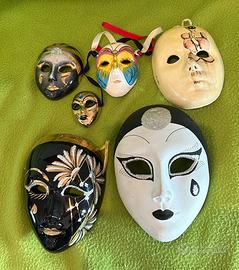 Maschere di ceramica di Pierrot