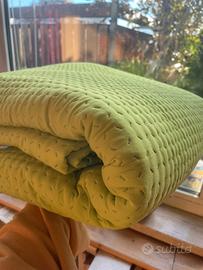 8 lenzuola + coperta imbottita double face