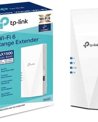 TP-Link RE500X Ripetitore Wi-Fi 6 AX1500Mbps, Dual