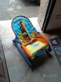 sdraietta e seggiolone per la pappa