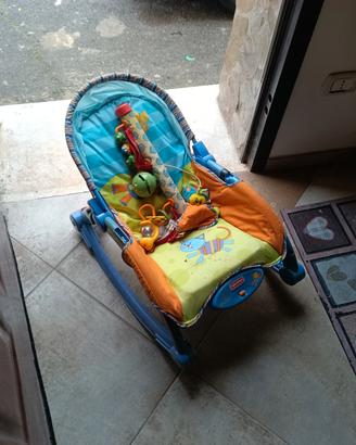 sdraietta e seggiolone per la pappa