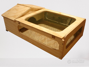 Terrario per tartarughe 80x40x20
