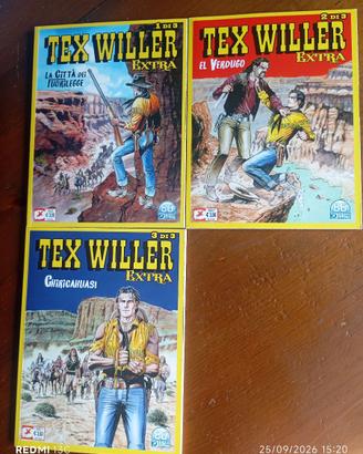 Tex Willer extra, primi 3 albi
