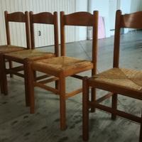 Sedie in legno per cucina o salotto