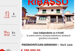 Casa indipendente su 4 livelli con giardino