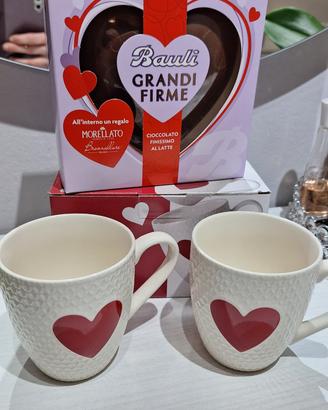 2 tazze cuore 