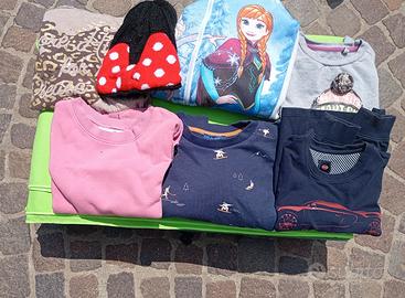 lotto abbigliamento bimba