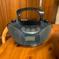 Stereo United vintage con casse color grigio