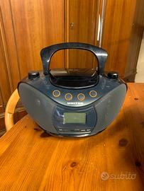 Stereo United vintage con casse color grigio