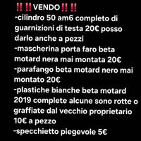 pezzi di ricambio beta rr50 motard