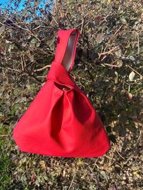 borsa nodo giapponese in ecopelle