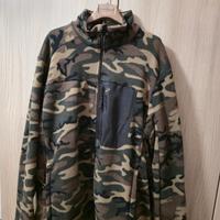 Felpa color verde militare  Decathlon 