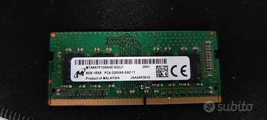 DDR4 8 GB 3200 funzionante