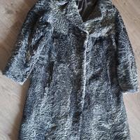 Cappotto pesante di persiano grigio tg.46