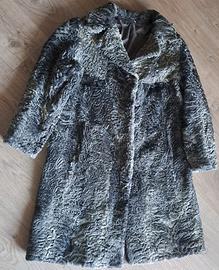 Cappotto pesante di persiano grigio tg.46