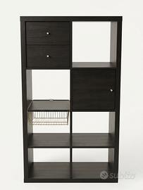 IKEA KALLAX con 2 cassetti doppi e anta