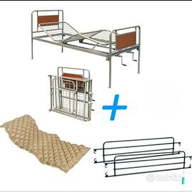 Letto Singolo con Sfonde Materasso MAI USATI 