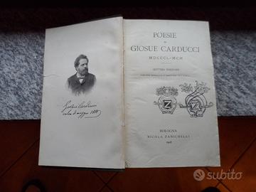 Poesie del carducci 1850-1900, ed.zanichelli 1908